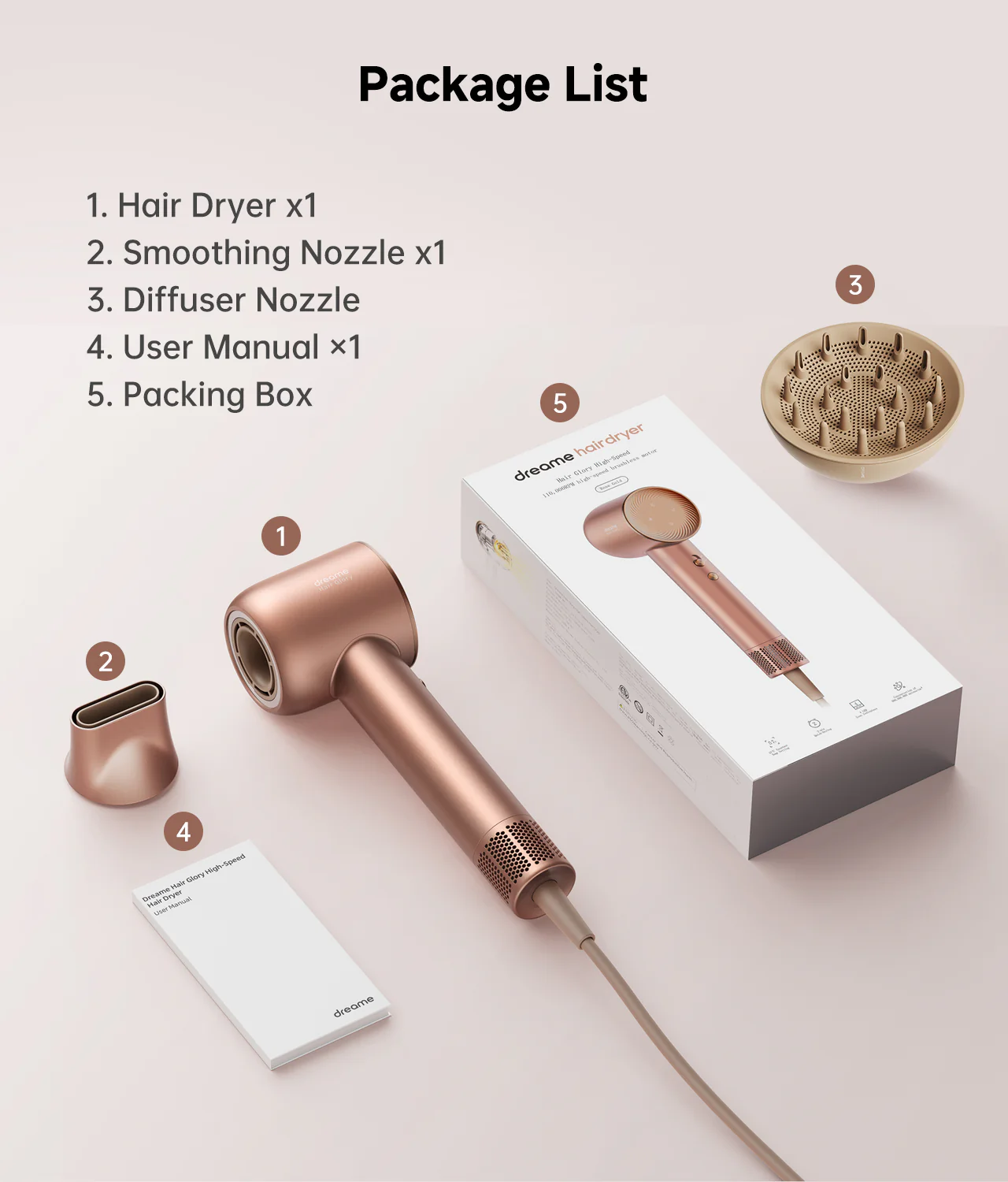 Dreame Hair Glory Combo High-Speed Hair Dryer - Image 7