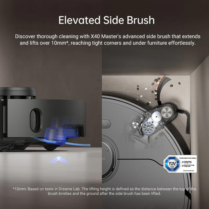 Dreame X40 Master Robot Vacuum with Auto Water Refilling and Draining - Image 3