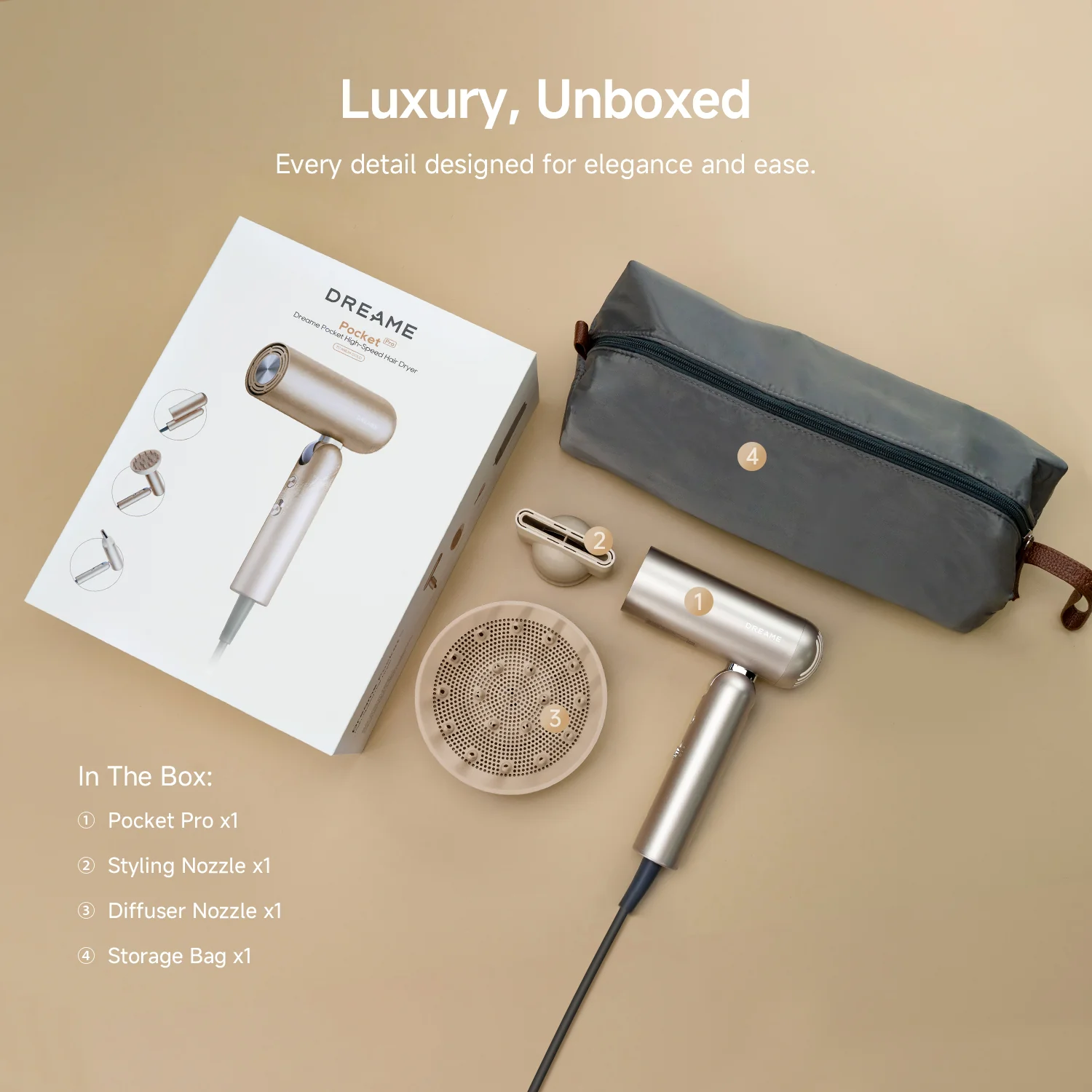 Dreame Pocket Pro High Speed Hair Dryer - Image 10